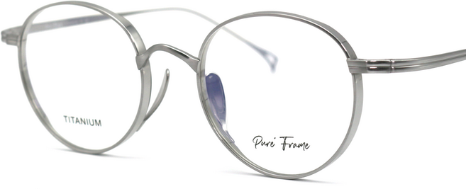 퓨어프레임 티타늄 안경테 역코받침패드 남자 여자 안경테