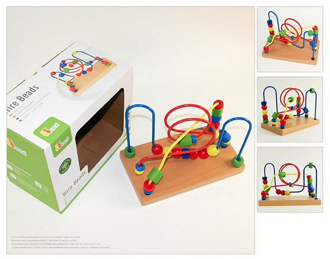 아기 돌 선물 두돌 장난감 교구 다기능 롤러코스터, 1개