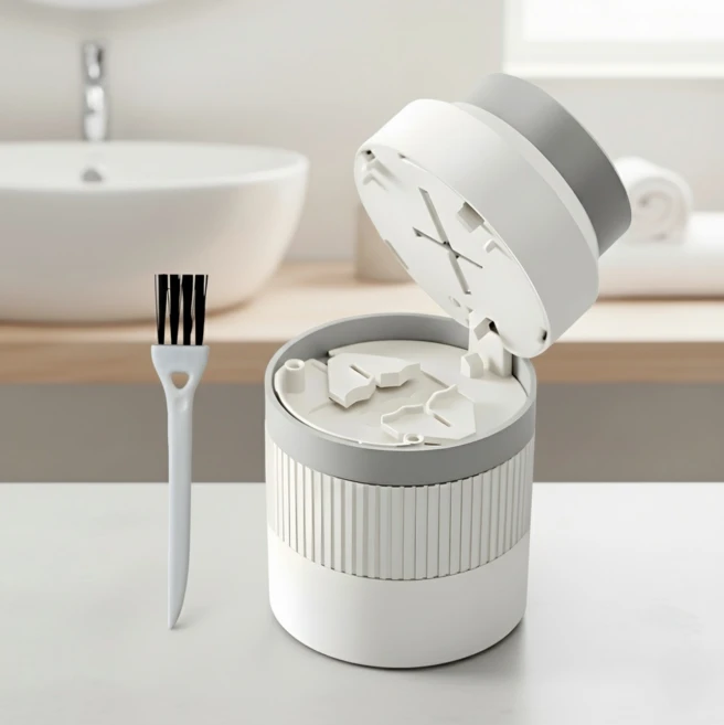 CIIECE 휴대용 알약 커팅기 분쇄기, 화이트 그레이 - 쿠팡