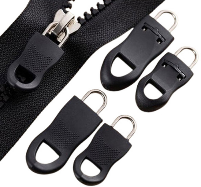 셀프 만능지퍼 고리 손잡이 바지 가방 후크 점퍼 자크 수선, 10개, 대형