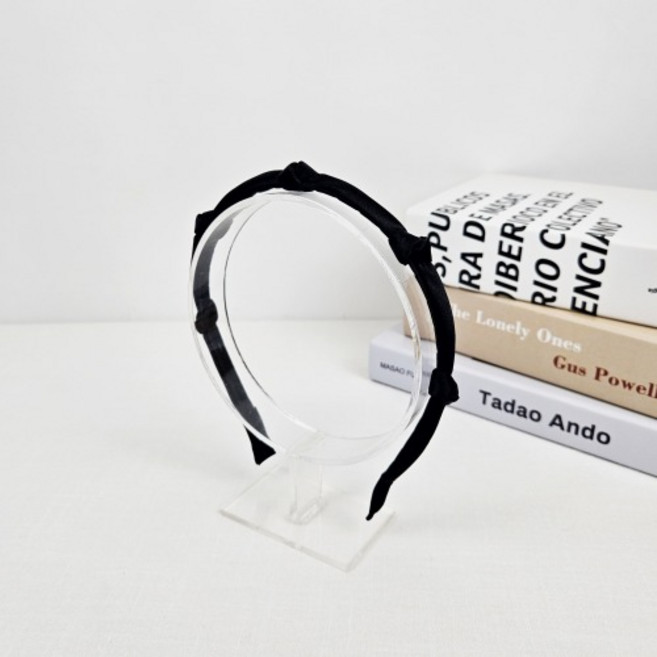 무이토린다 올데이 미니 매듭 포인트 슬림 헤어밴드