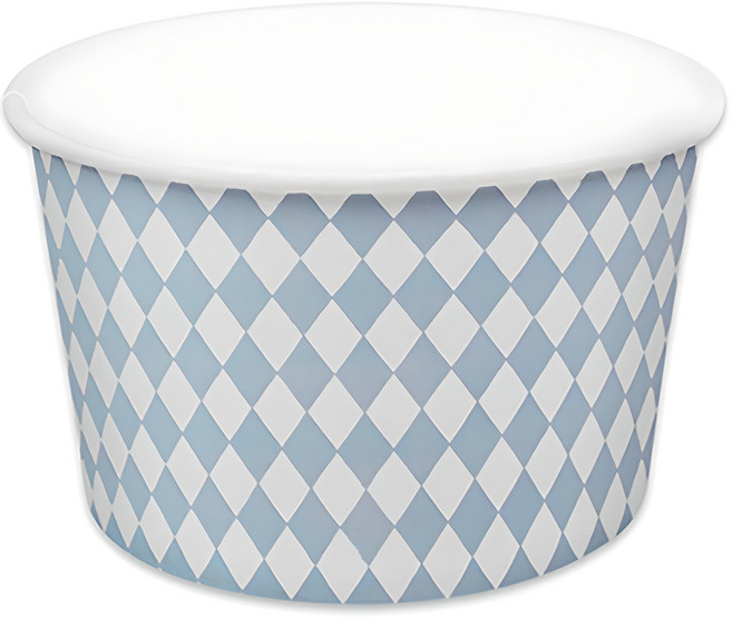 다이아 일회용 종이용기 12.4 x 10.2 x 7.6 cm, 1개입, 100개