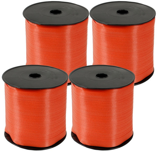 포스아트 금호 노끈 적색(대) 4롤 16mm x 220m 밴딩끈 포장용 바인더 끈, 1개, 레드