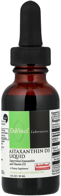 DaVinci Laboratories 다빈치래버러토리스 아스타잔틴 D3 30ml 리퀴드 영양제 건강보조식품, 1개 - 쿠팡