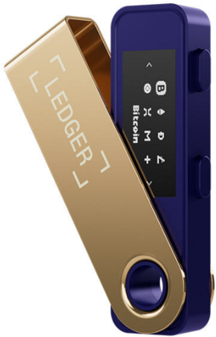 Ledger Nano S Plus 하드웨어 지갑 콜드월렛 암호화폐 비트코인 지갑, Ledger Nano S Plus 콜드월렛 단품 퍼플