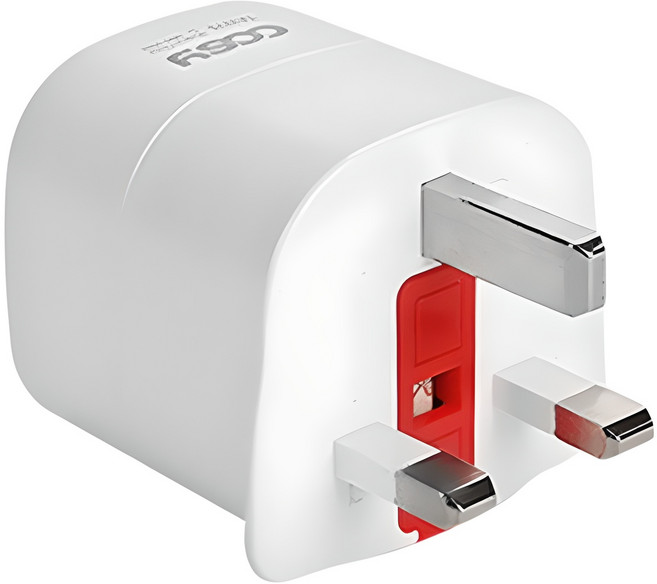 코시 단독 여행용 어댑터 영국형 TA3275, 1개