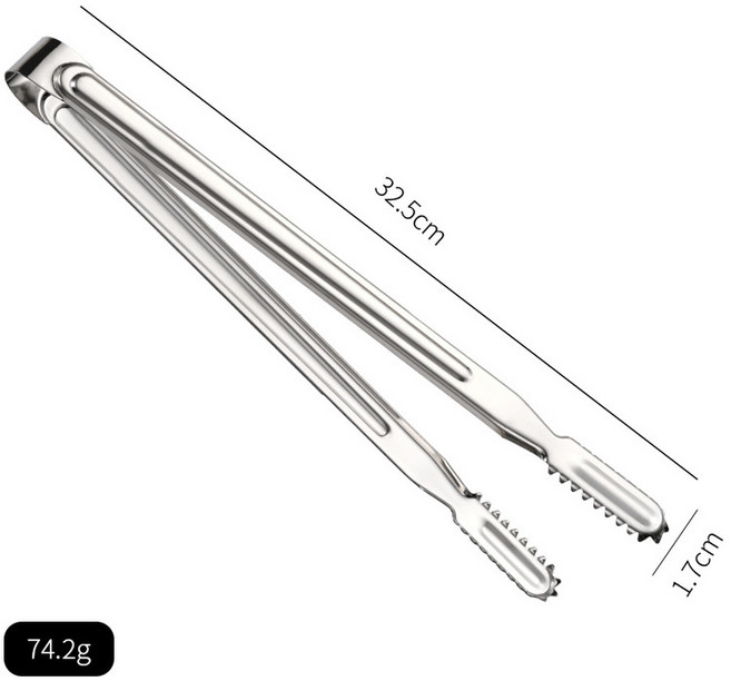 不鏽鋼冰夾 食品夾 8吋, 1個, 13ml