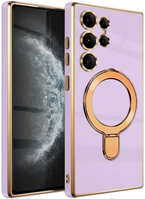 이케미 갤럭시24/ 갤럭시25/ 갤럭시26시리즈 맥세이프 호환 핑거링 거치대 케이스