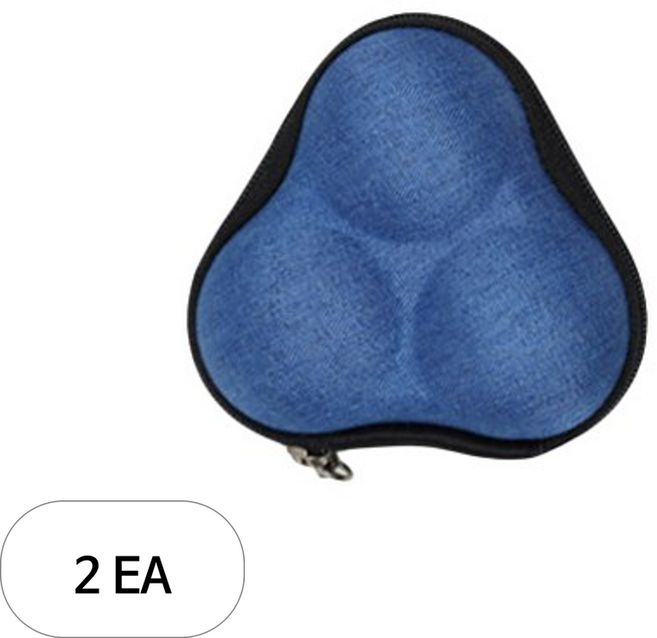 나사레 3개입 탁구 볼 케이스, 블루, 2세트