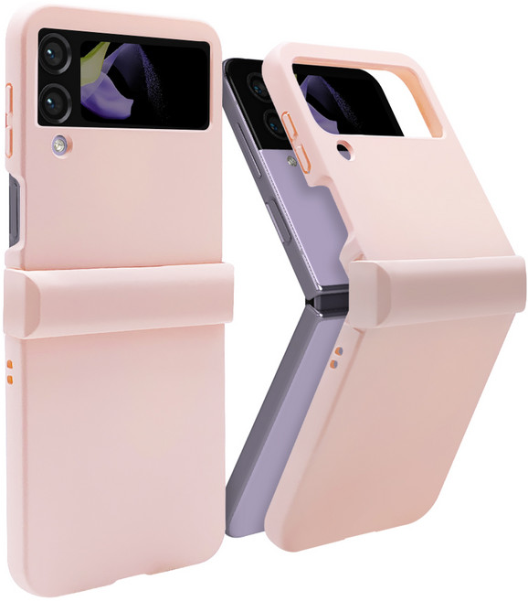 인트그로 풀커버 슬림 힌지보호 Z플립 휴대폰 케이스