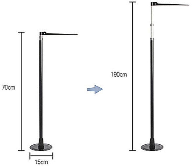 1MM단위 더배라 셀프 키재는 기계 수동 신장계 키측정기, 1MM