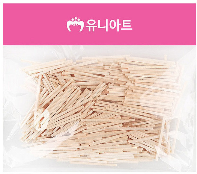 유니아트 성냥개비 원목, 10개