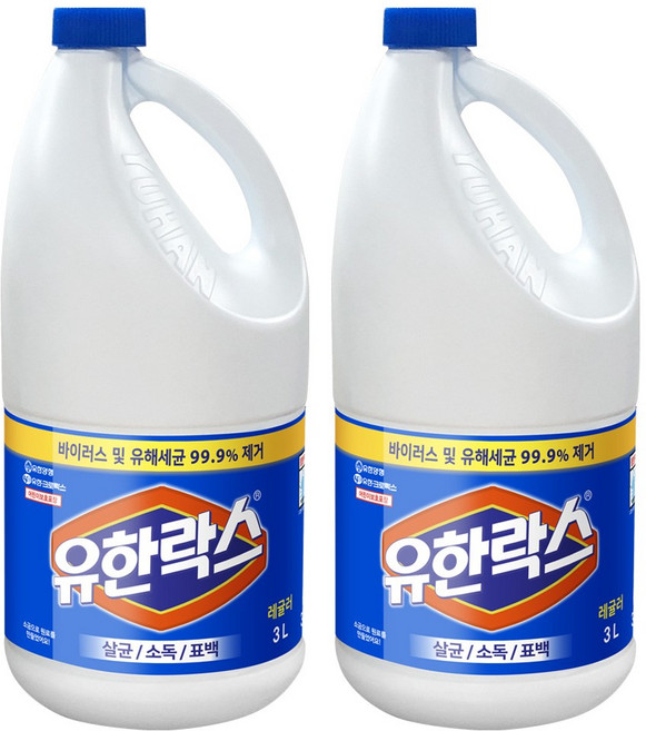 유한락스 레귤러, 3L, 2개