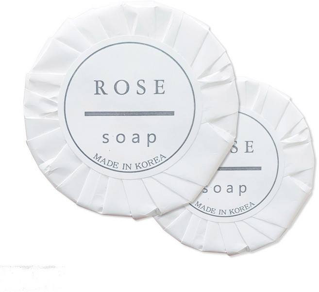 유림 일회용비누 원형 15g 비누, 50개