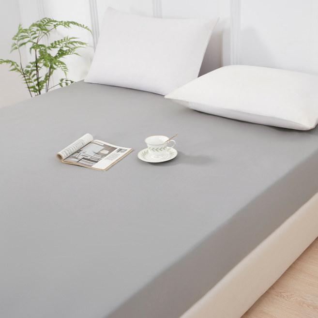 헤르티만 사계절 프리미엄 항균 방수 매트리스 커버, 그레이, 1개