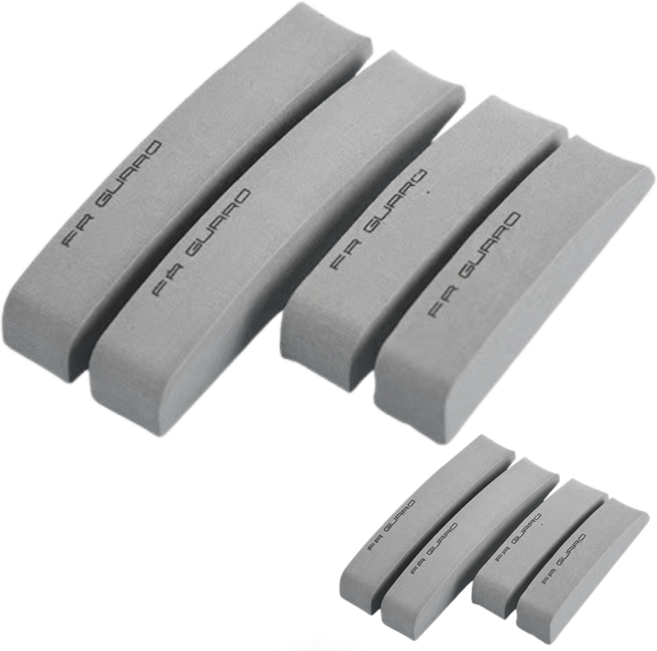 데이모노 충격 흡수 자동차 문콕 방지 도어가드 4P, 그레이, 2세트