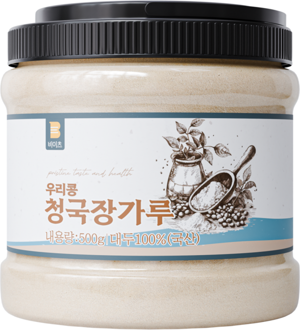 국산 100% 비이츠 우리콩 청국장가루, 1개, 500g