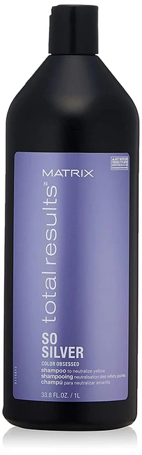MATRIX Total Results So Silver Purple Shampoo 매트릭스 토탈 리절트 소 실버 퍼플 샴푸 33.8oz(1L), 1개, 1L - 쿠팡