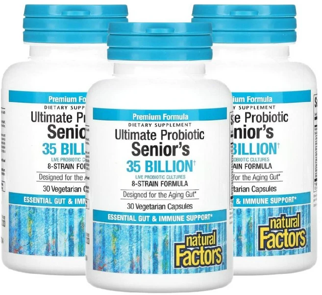 1+1+1 내추럴팩터스 얼티밋 프로바이오틱 시니어용 350억CFU 베지캡슐30정 프로바이오틱스 PROBIOTIC PROBIOTICS - 쿠팡