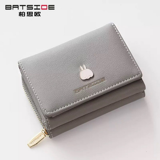 BATSIDE 三折短夾 零錢包 女皮夾 卡夾包
