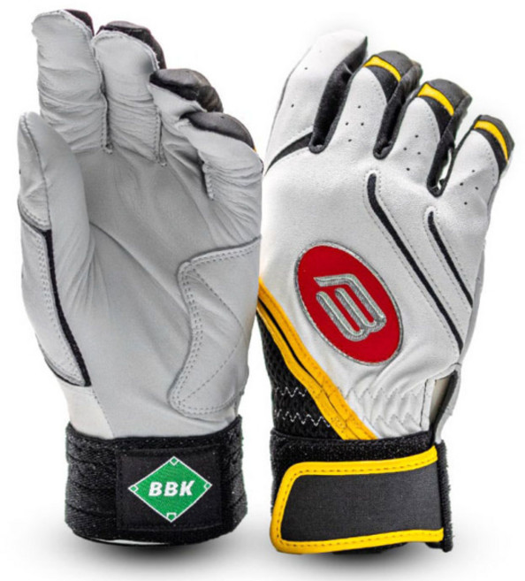 BBK BBK 2025년형 BG395-25 천연양피 배팅장갑 화이트블랙, 1개