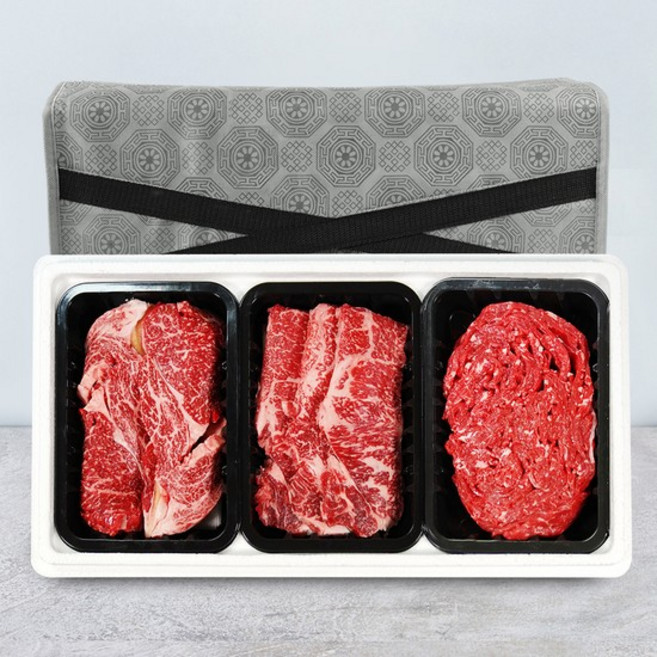 [어버이날] 전라도 한우 1등급 구이혼합세트 3호(꽃등심+채끝+불고기), 없음, 1개