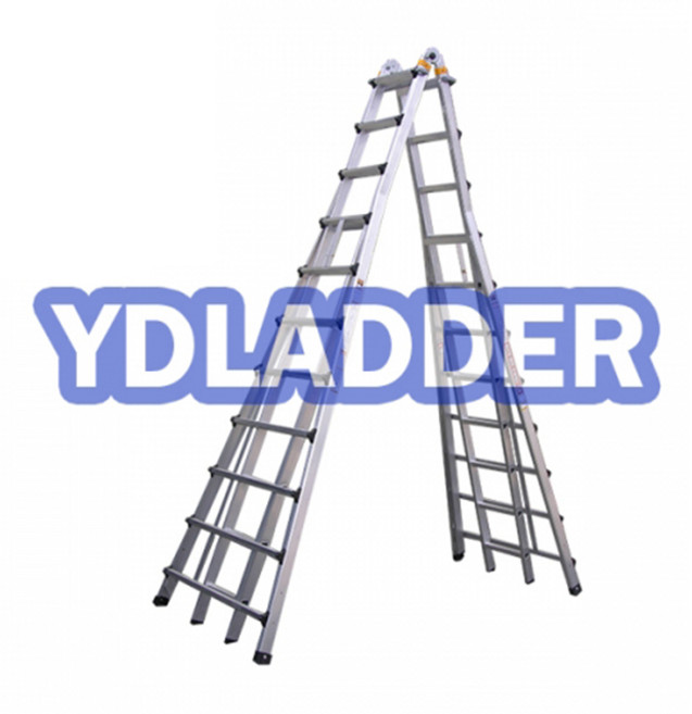 신양 KC안전인증 LS 이중 다목적 사다리 (일반형 특대형) 알루미늄 높이조절 접이식, 1개