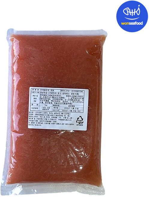 무색소 백명란젓 분란 1kg 알만 담은 분알 못난이 파지 업소용 대용량, 1개