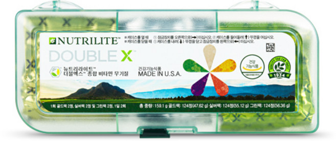 뉴트리라이트 더블엑스 종합 비타민 무기질 본품, 157.97g, 1개