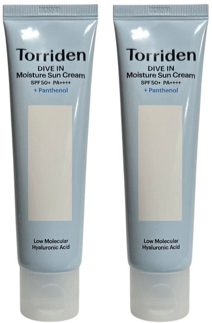 토리든 다이브인 워터리 모이스처 선크림 SPF50+ PA++++, 60ml, 2개