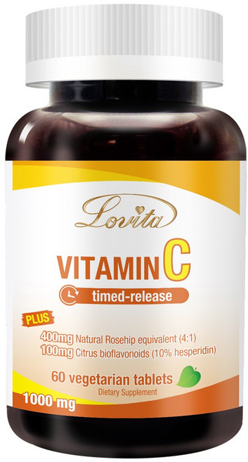 Lovita 愛維他 緩釋型維生素 C, 60錠, 1罐