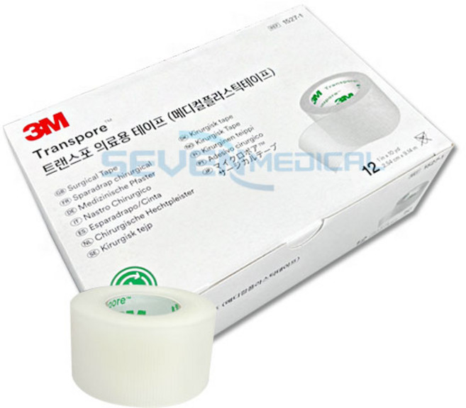 쓰리엠 트렌스포 의료용 테이프 투명 1527-1, 1개
