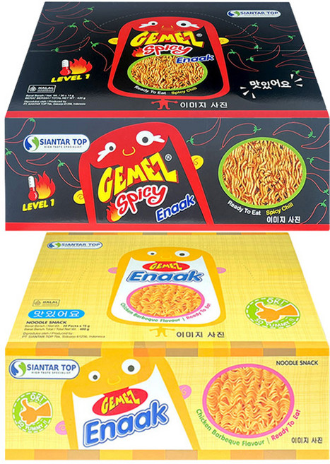 게메즈 에낙 치킨맛 16g 30p + 게메즈 에낙 스파이시 14g 30p, 2세트, 900g