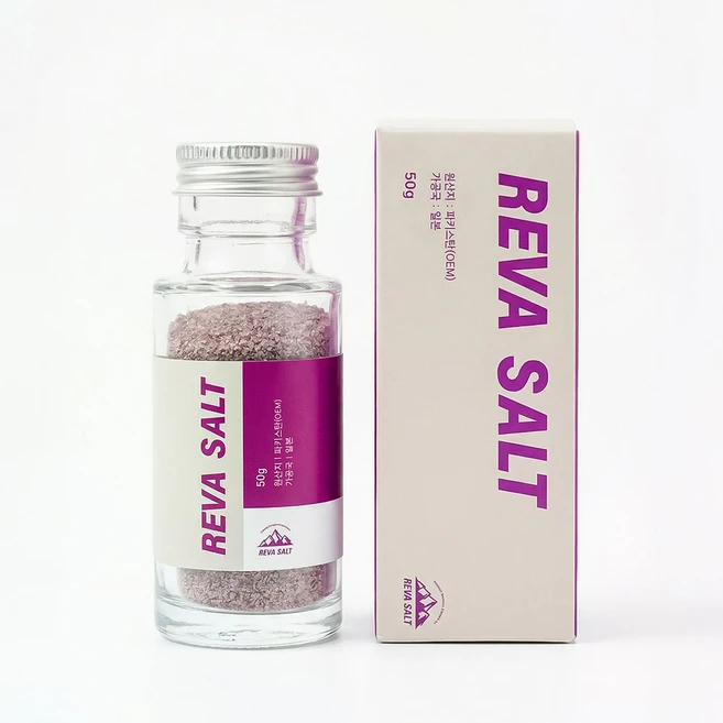 리바솔트 히말라야 천연 미네랄솔트 수소소금 50g, 100개 - 쿠팡