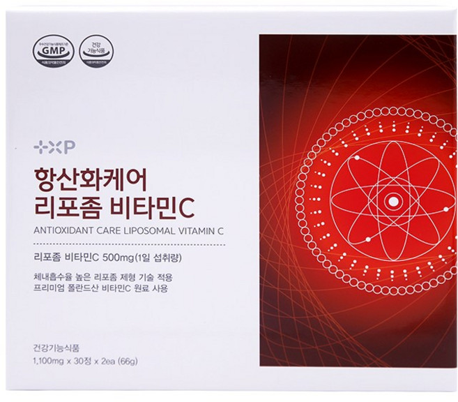 항산화케어 리포좀 비타민C, 5박스, 60정