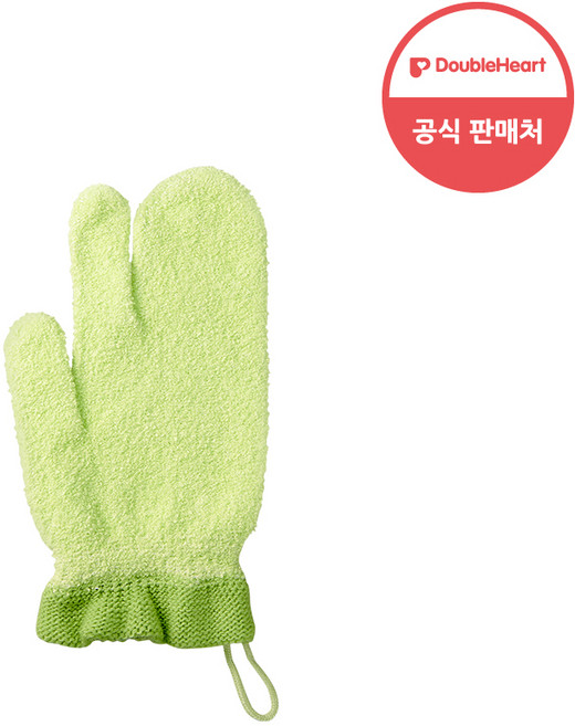 더블하트 유아용 목욕장갑, 1개