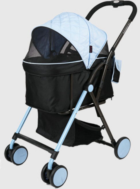 패리스독 베로 씨 이백 강아지 유모차, 블루, 1개