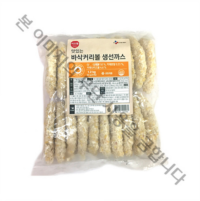 CJ 이츠웰 바삭커리볼 생선까스 1.2KG, 1개