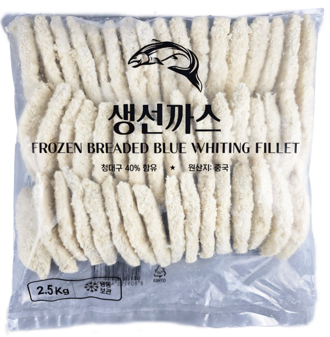 농우 생선까스 2.5kg, 1개