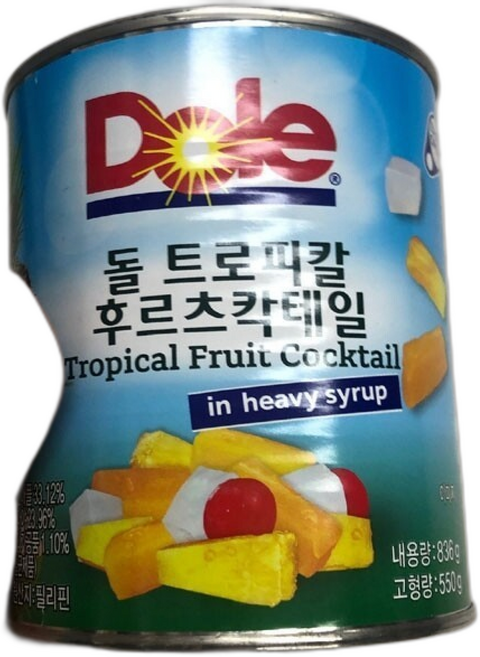 돌 후르츠 칵테일, 1개, 836g