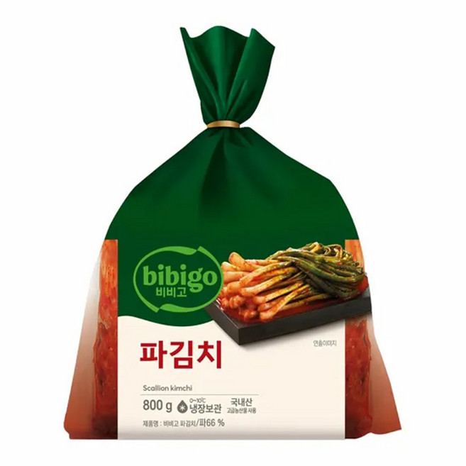 비비고 파김치, 800g, 3개
