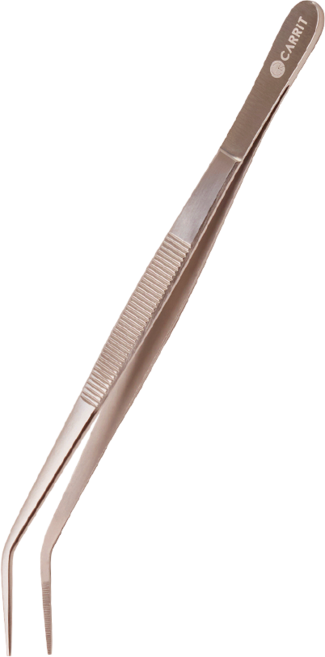 캐릿 프리미엄 셰프 핀셋 앵글팁 트위저 20cm, 1개