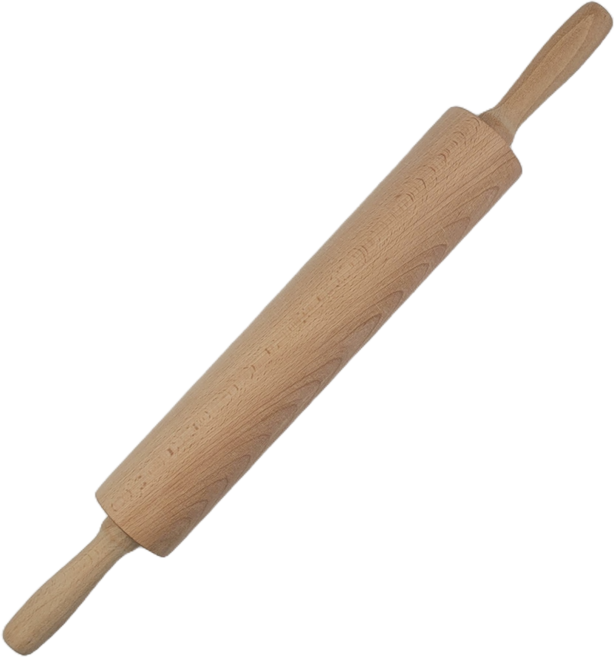 원목 칼국수 밀가루 면 반죽용 나무 밀대롤러, 1개