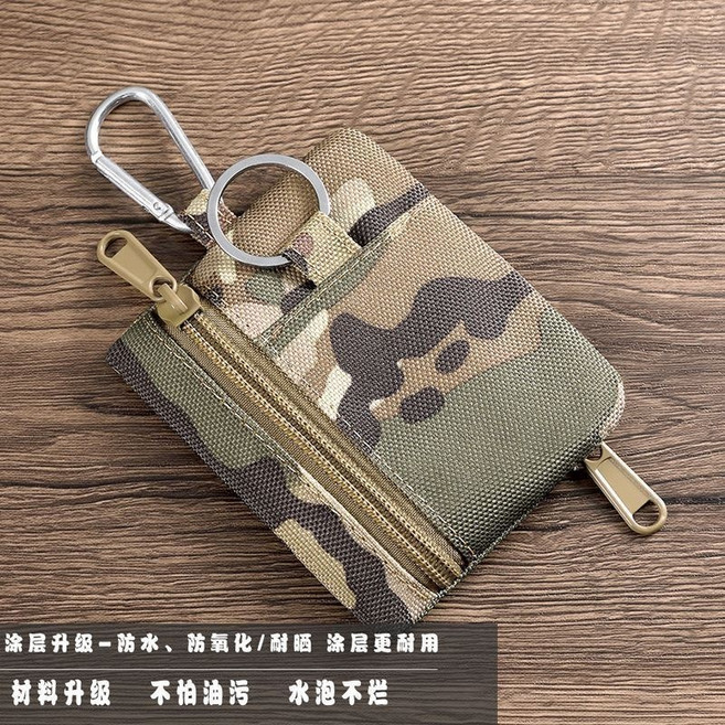 帆布拉鏈鑰匙包