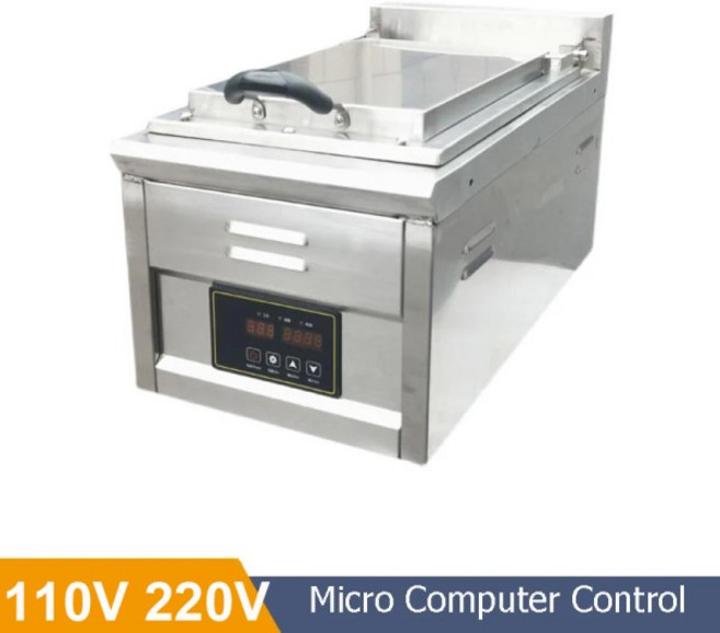 컴퓨터 디지털 전기 만두 교자 프라이어 기계 프라이드 교자 쿠커 냄비 만두 프라이팬 번 교자 프라이어, 02 220v