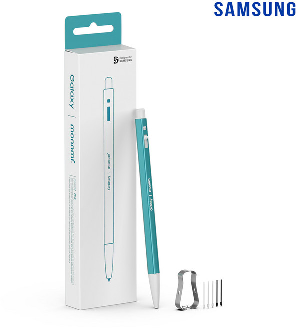 삼성 정품 모나미 153 S펜 터치펜 + 별다섯 펜촉, 민트, 1세트