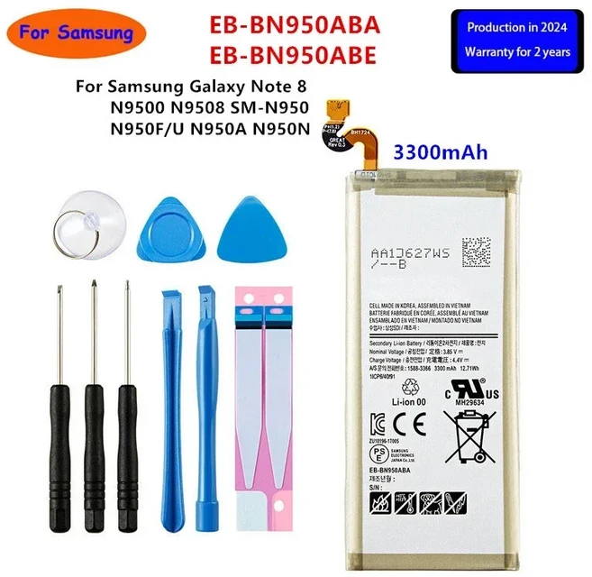 삼성 호환 호환 노트 10 라이트 펄스 8 9 20 울트라 5G N975F N950 N960F 용 배터리 EB-BN770ABY EB-BN972, 03 For Galaxy Note 8