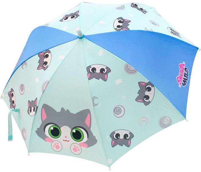 샤샤&마일로 캐릭터 어린이 장우산 캐릭터 어린이 우산 자동 장우산 KC 인증