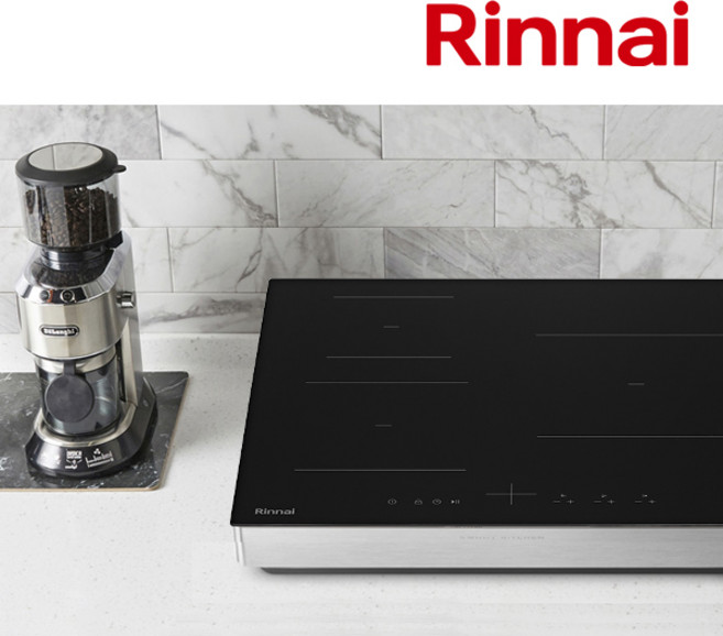 린나이 1등급 에너지효율 3구 인덕션 플렉스존 3400w 파워부스트 멜팅/시머링/보일링 기능 블랙(T310), 프리스탠딩, T31_8cm