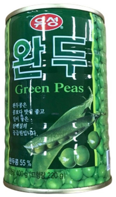 유성 완두콩캔, 1개, 400g